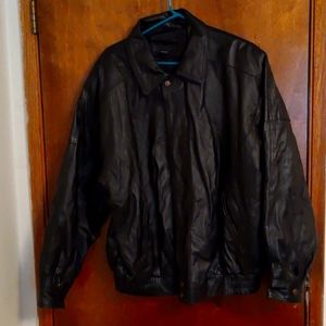 Leather jacket size Large